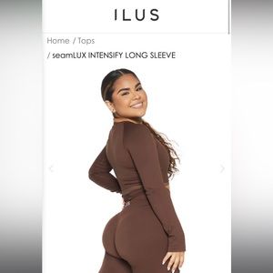 ILUS Long Sleeve Workout Top 🤎